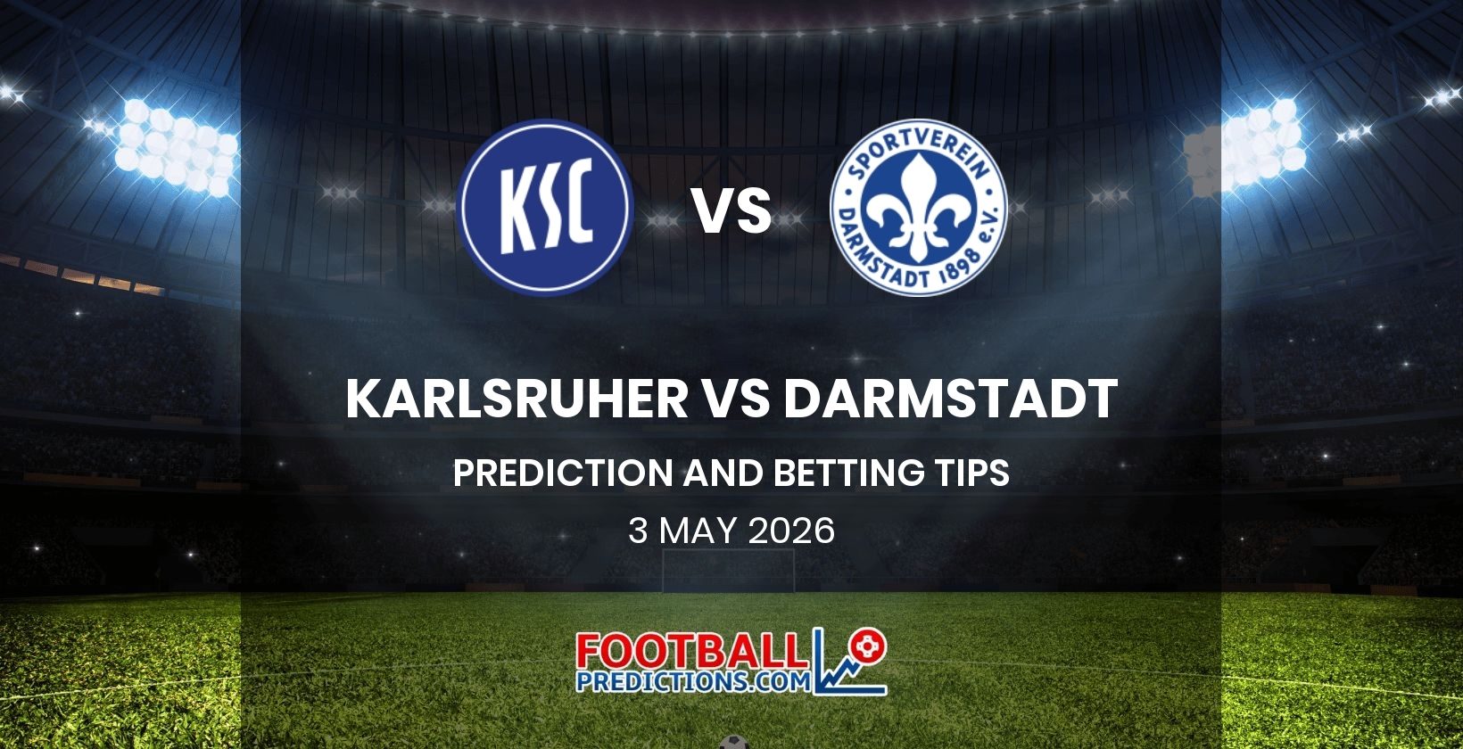Karlsruher vs Darmstadt Prediction and Betting Tips 3 May 2026