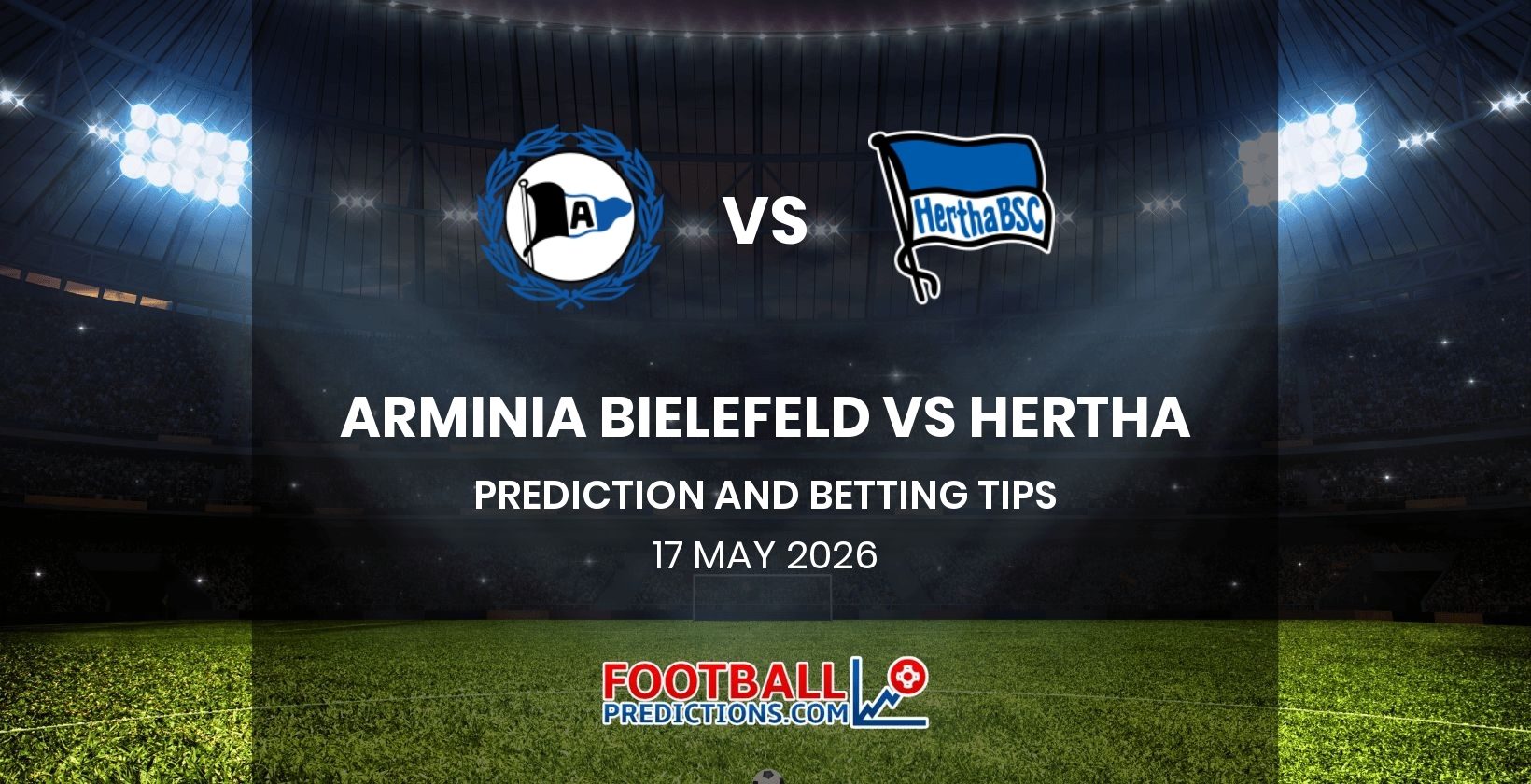 Arminia Bielefeld vs Hertha Prediction and Betting Tips 17 May 2026