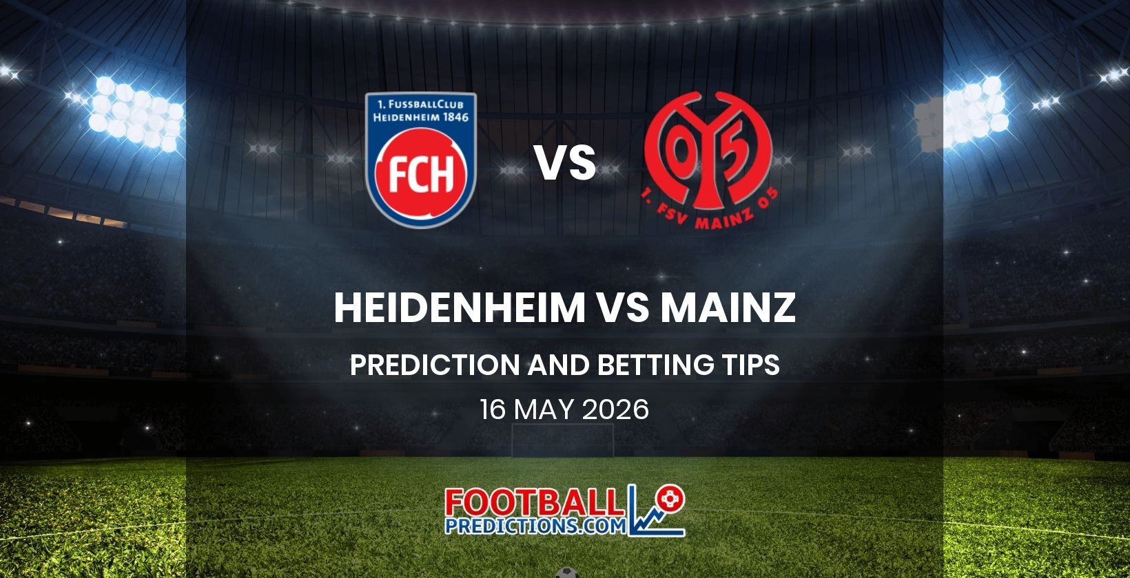 Heidenheim vs Mainz Prediction and Betting Tips 16 May 2026