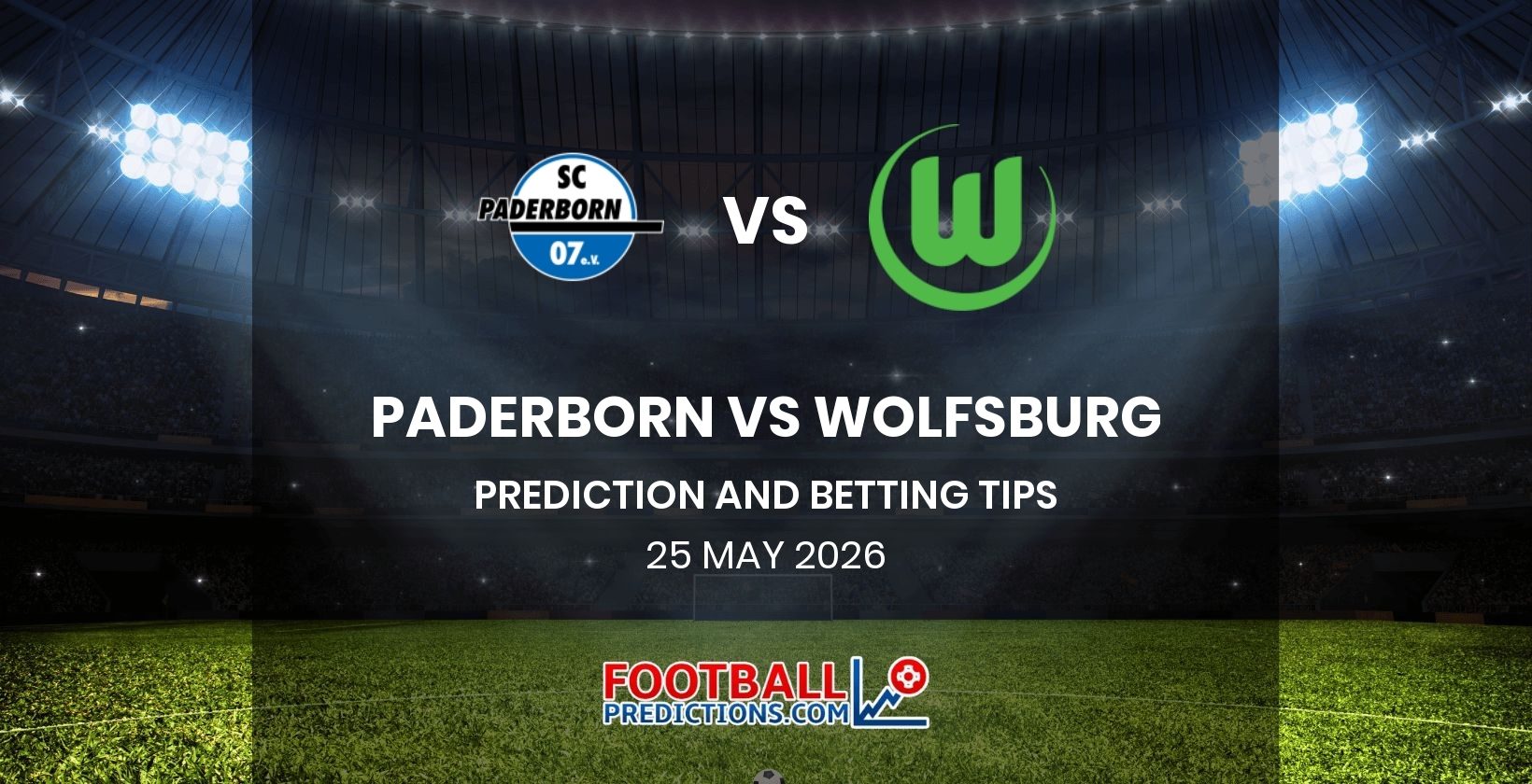 Paderborn vs Wolfsburg Prediction and Betting Tips 25 May 2026