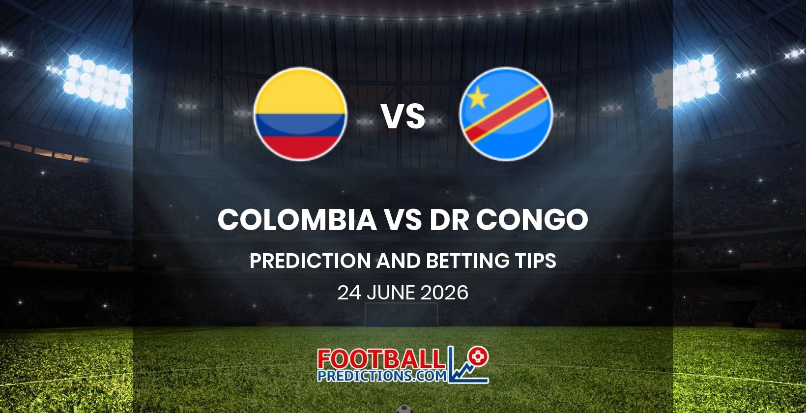 Colombia vs DR Congo Prediction and Betting Tips 24 June 2026