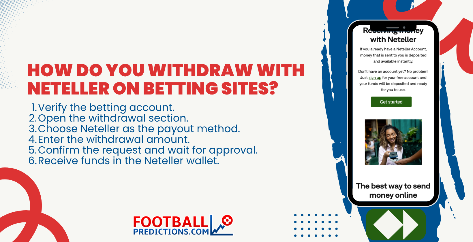 How do you withdraw with Neteller on betting sites