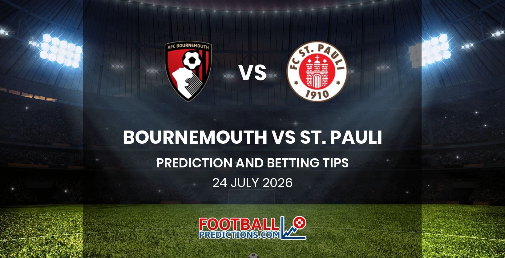 Bournemouth vs St. Pauli Prediction and Betting Tips 24 July 2026