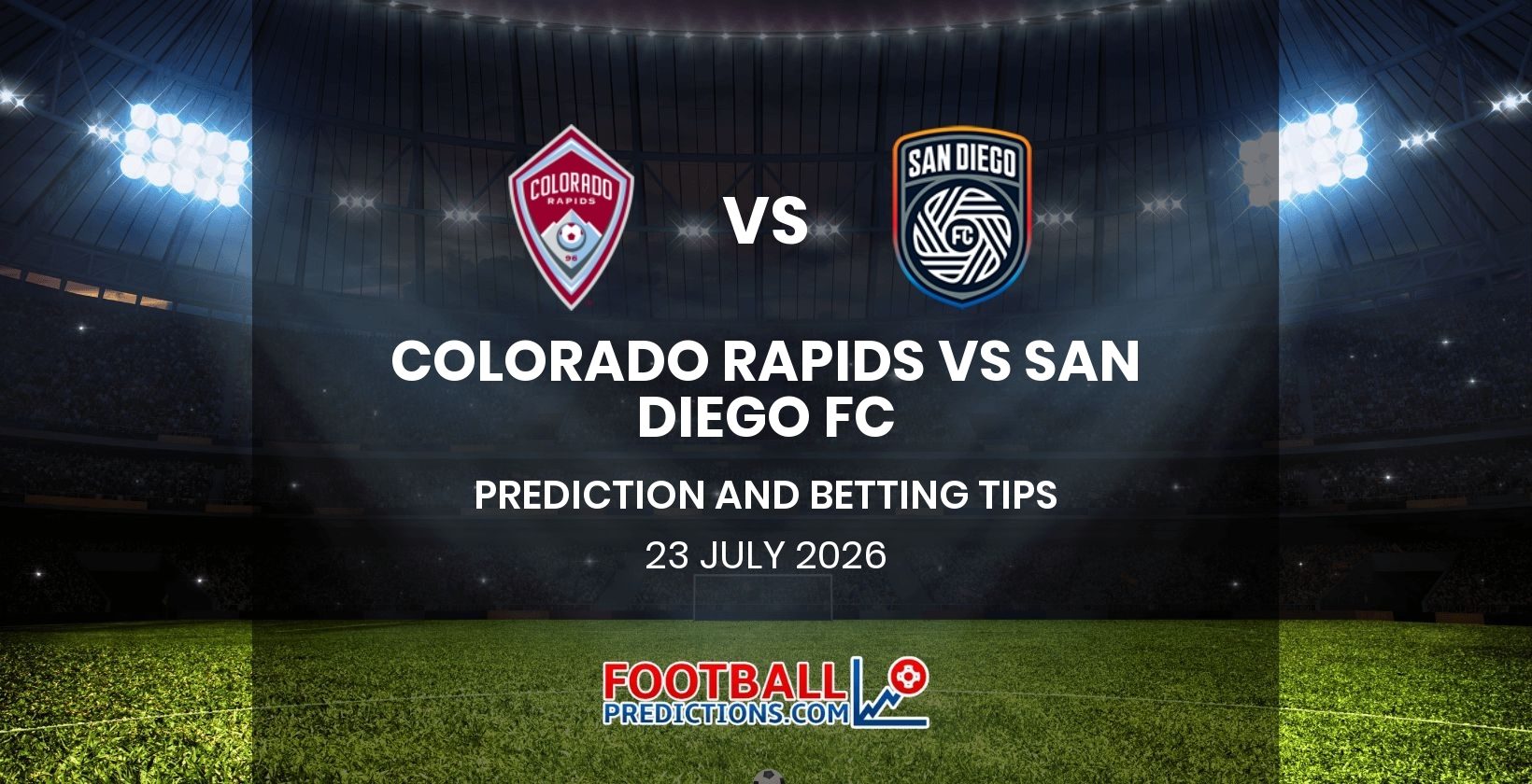 Colorado Rapids vs San Diego FC Prediction and Betting Tips 23 July 2026