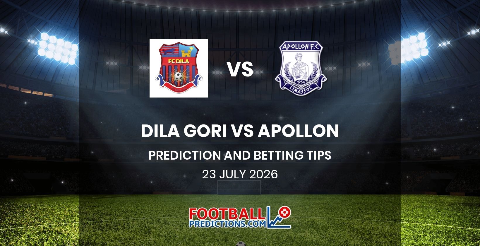 Dila Gori vs Apollon Prediction and Betting Tips 23 July 2026