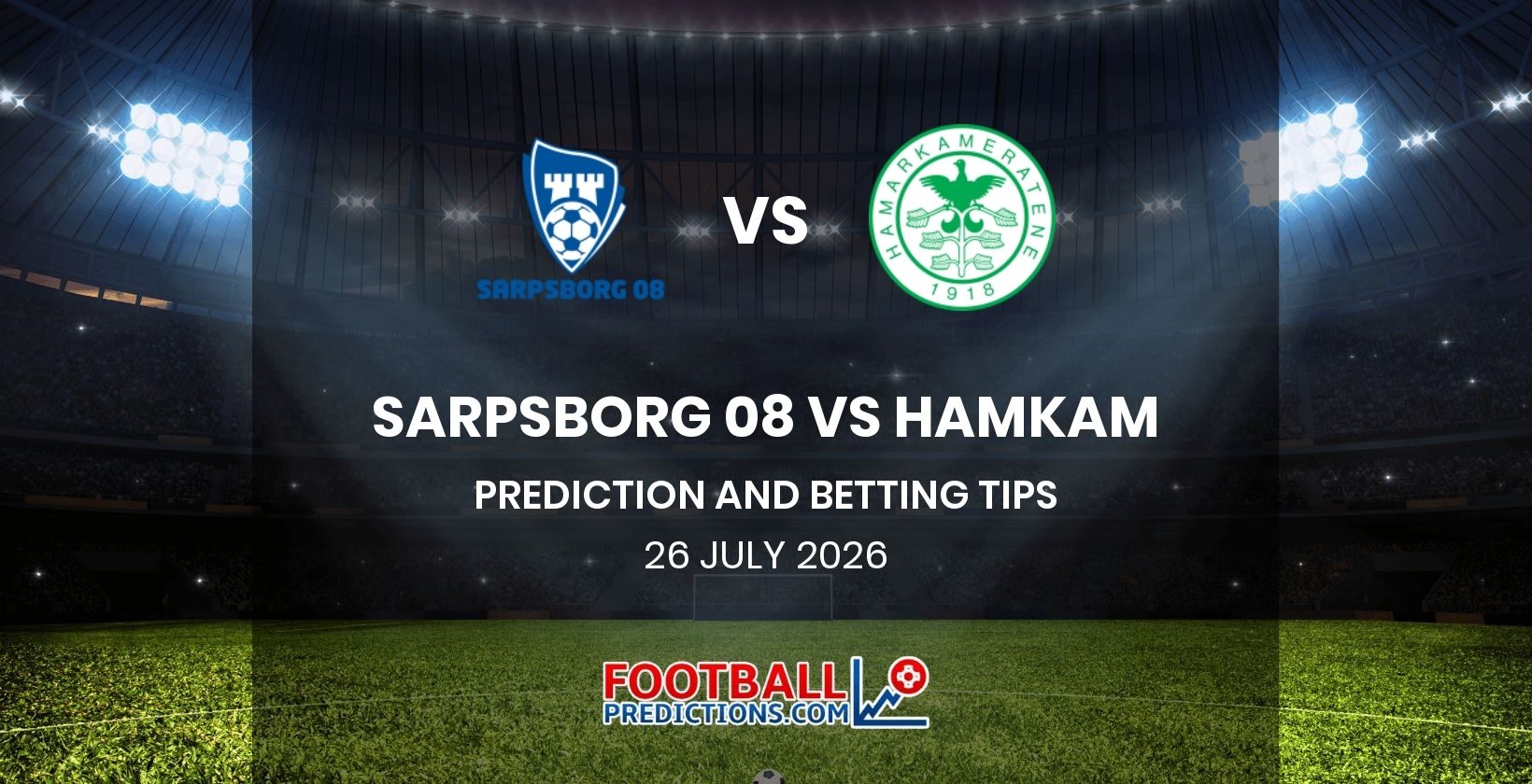 Sarpsborg 08 vs HamKam Prediction and Betting Tips 26 July 2026