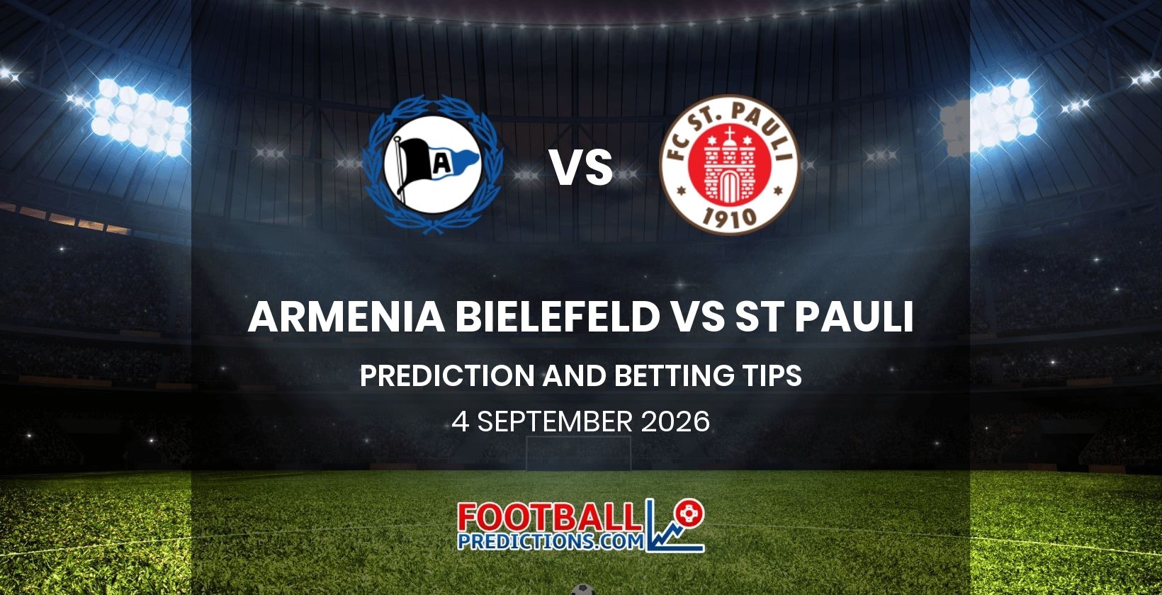 Armenia Bielefeld vs St Pauli Prediction and Betting Tips 4 September 2026