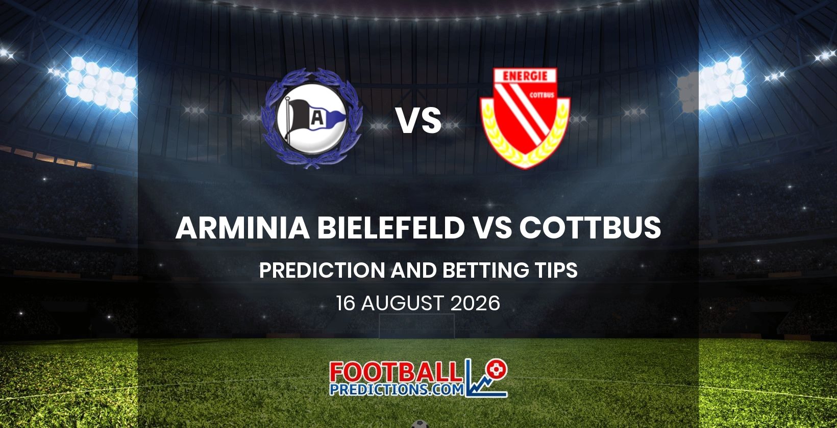 Arminia Bielefeld vs Cottbus Prediction and Betting Tips 16 August 2026