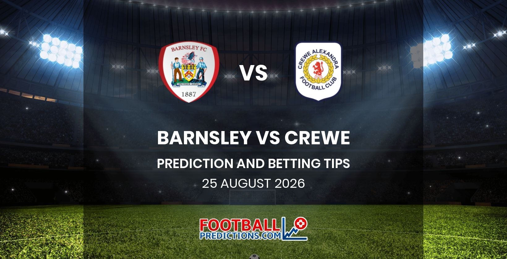Barnsley vs Crewe Prediction and Betting Tips 25 August 2026
