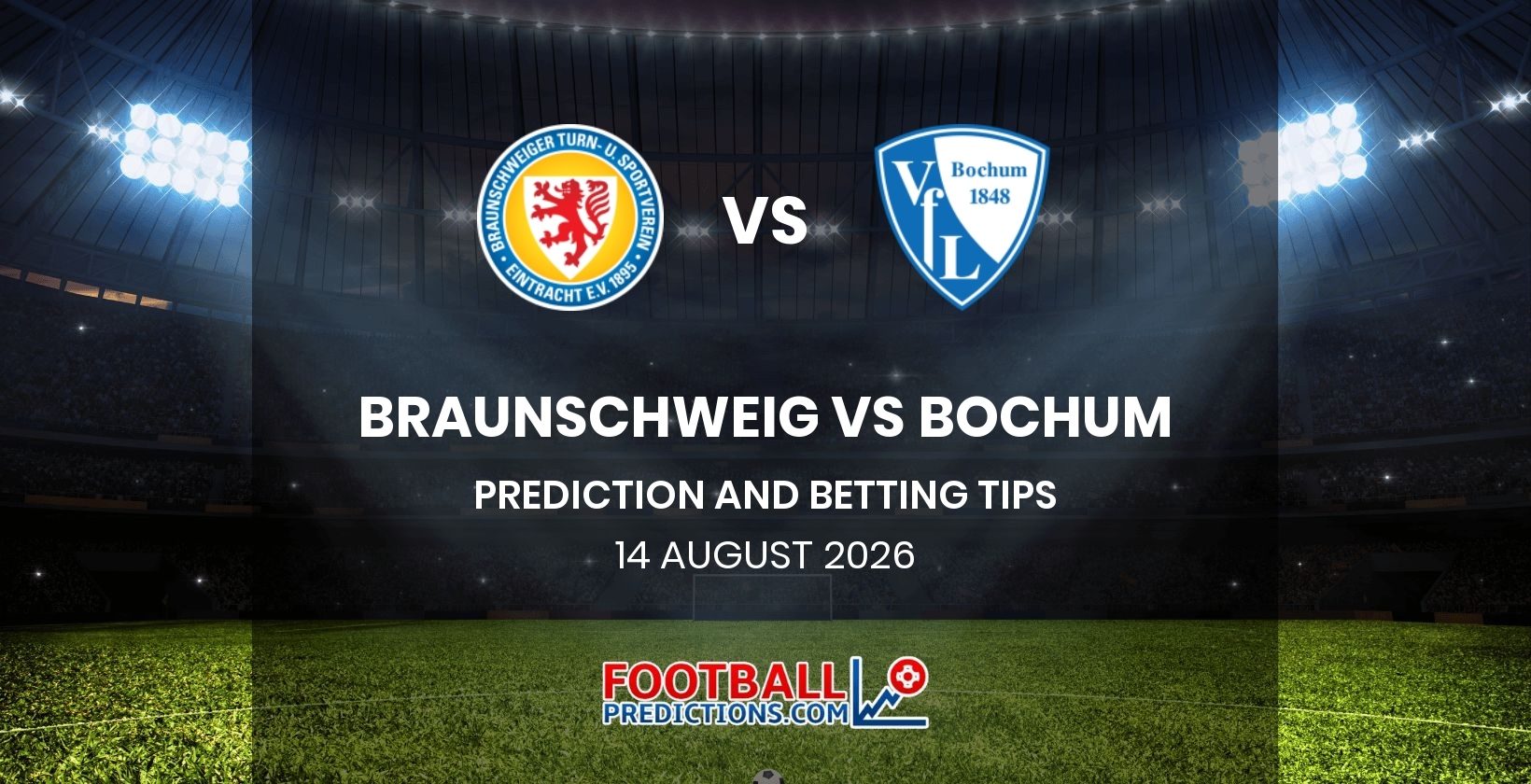 Braunschweig vs Bochum Prediction and Betting Tips 14 August 2026