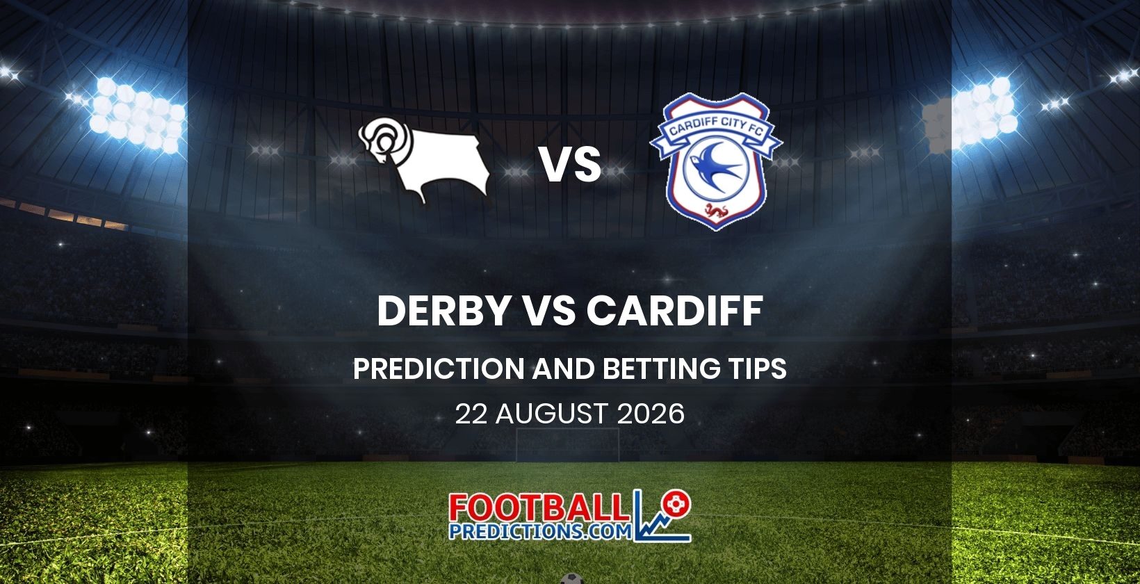 Derby vs Cardiff Prediction and Betting Tips 22 August 2026