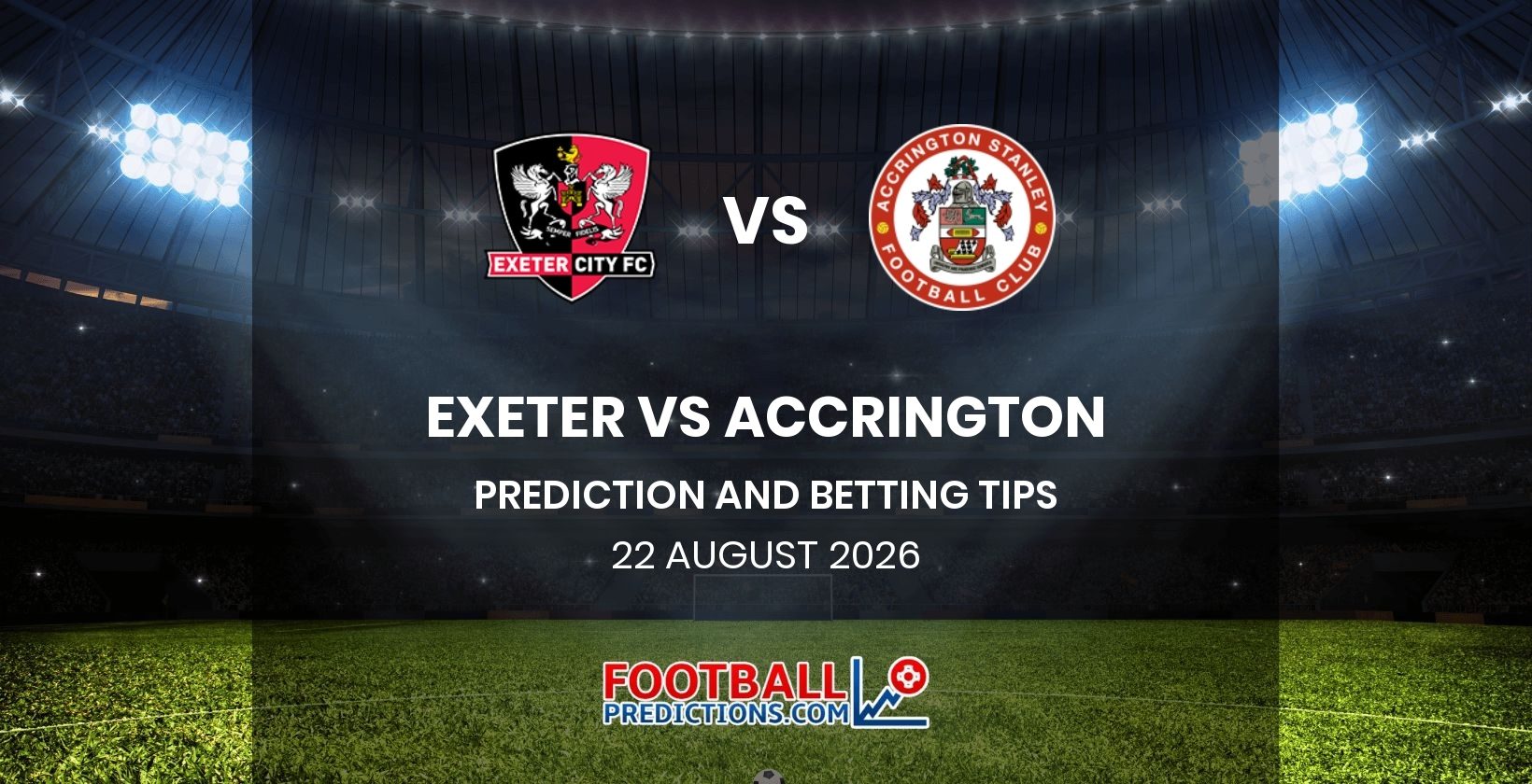 Exeter vs Accrington Prediction and Betting Tips 22 August 2026
