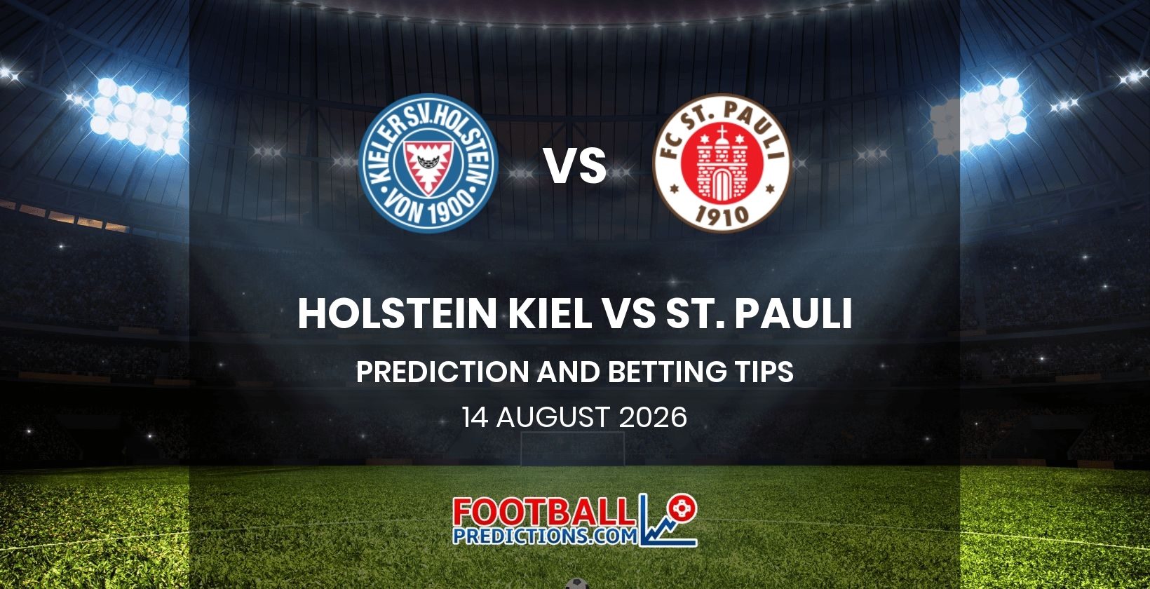 Holstein Kiel vs St. Pauli Prediction and Betting Tips 14 August 2026