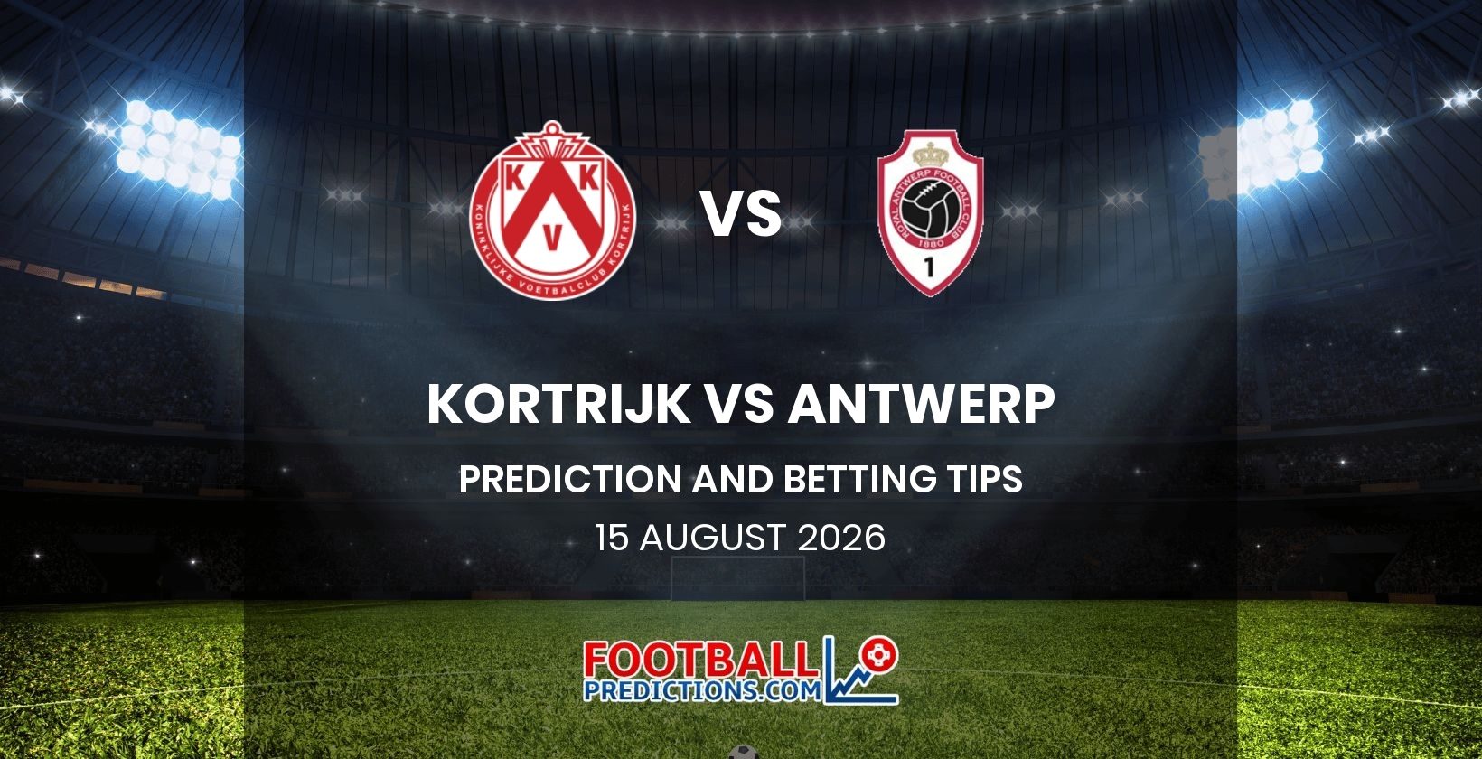 Kortrijk vs Antwerp Prediction and Betting Tips 15 August 2026