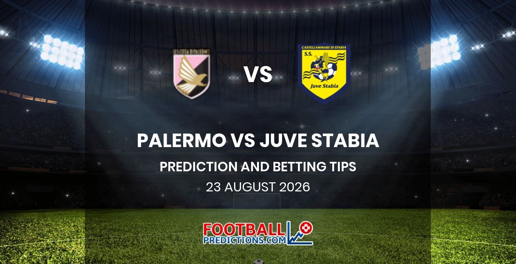 Palermo vs Juve Stabia Prediction and Betting Tips 23 August 2026