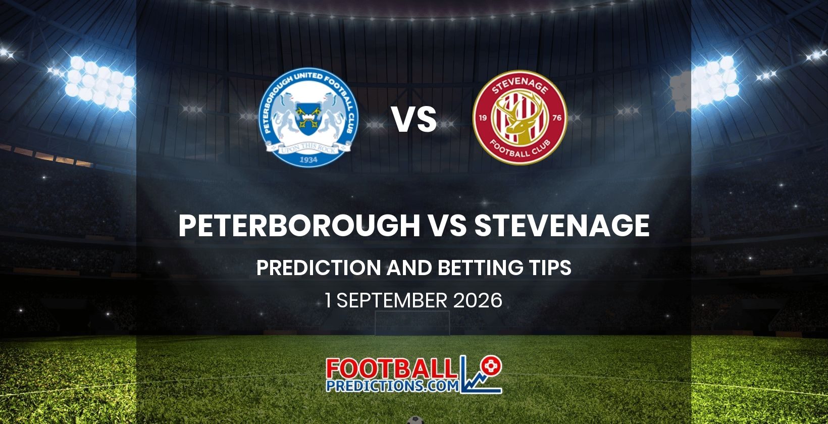 Peterborough vs Stevenage Prediction and Betting Tips 1 September 2026