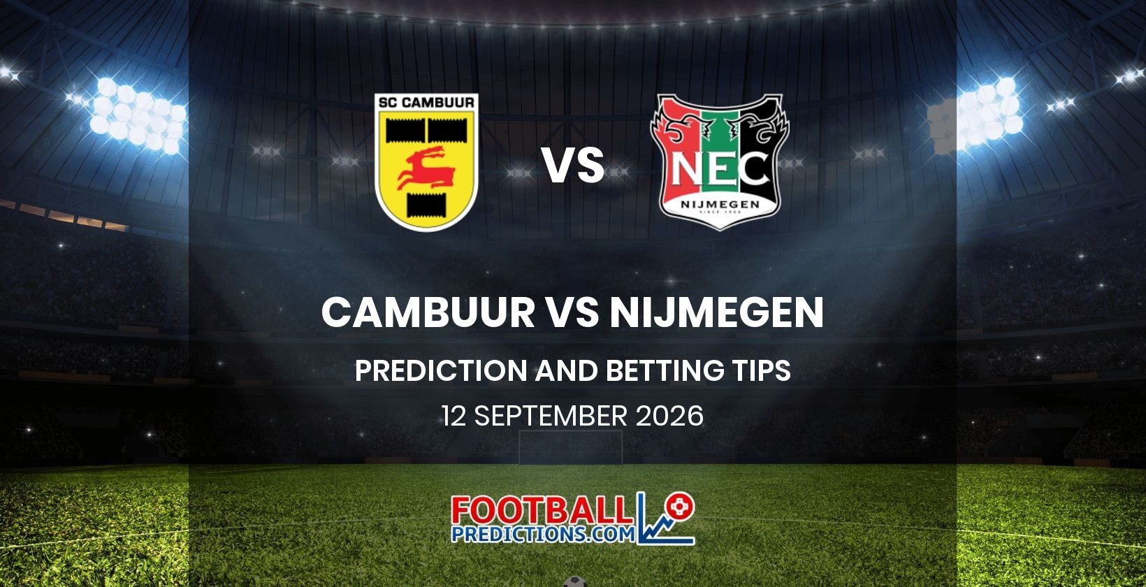 Cambuur vs Nijmegen Prediction and Betting Tips 12 September 2026
