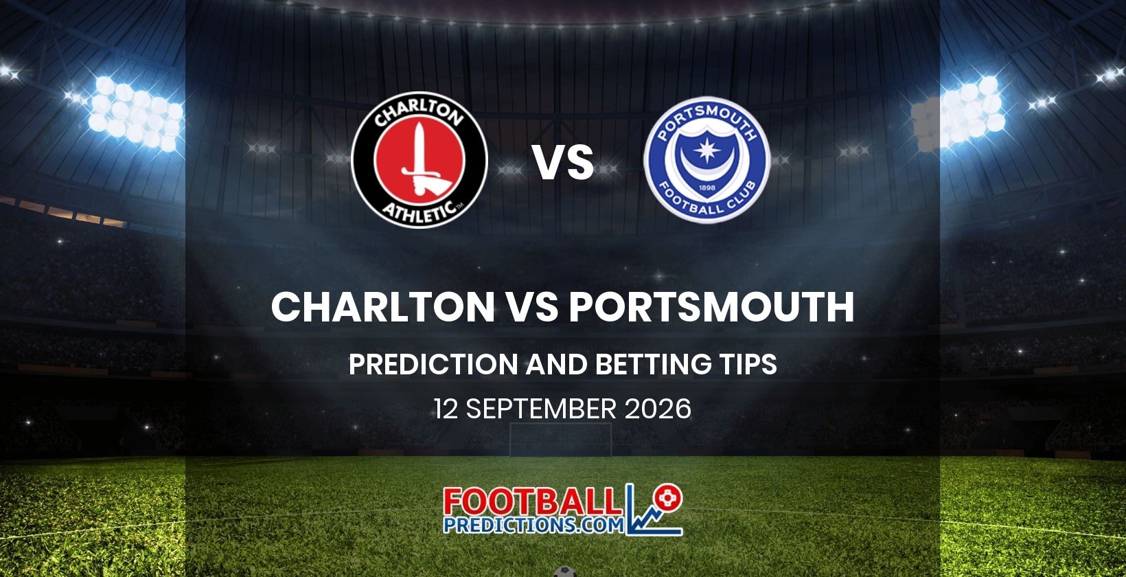 Charlton vs Portsmouth Prediction and Betting Tips 12 September 2026