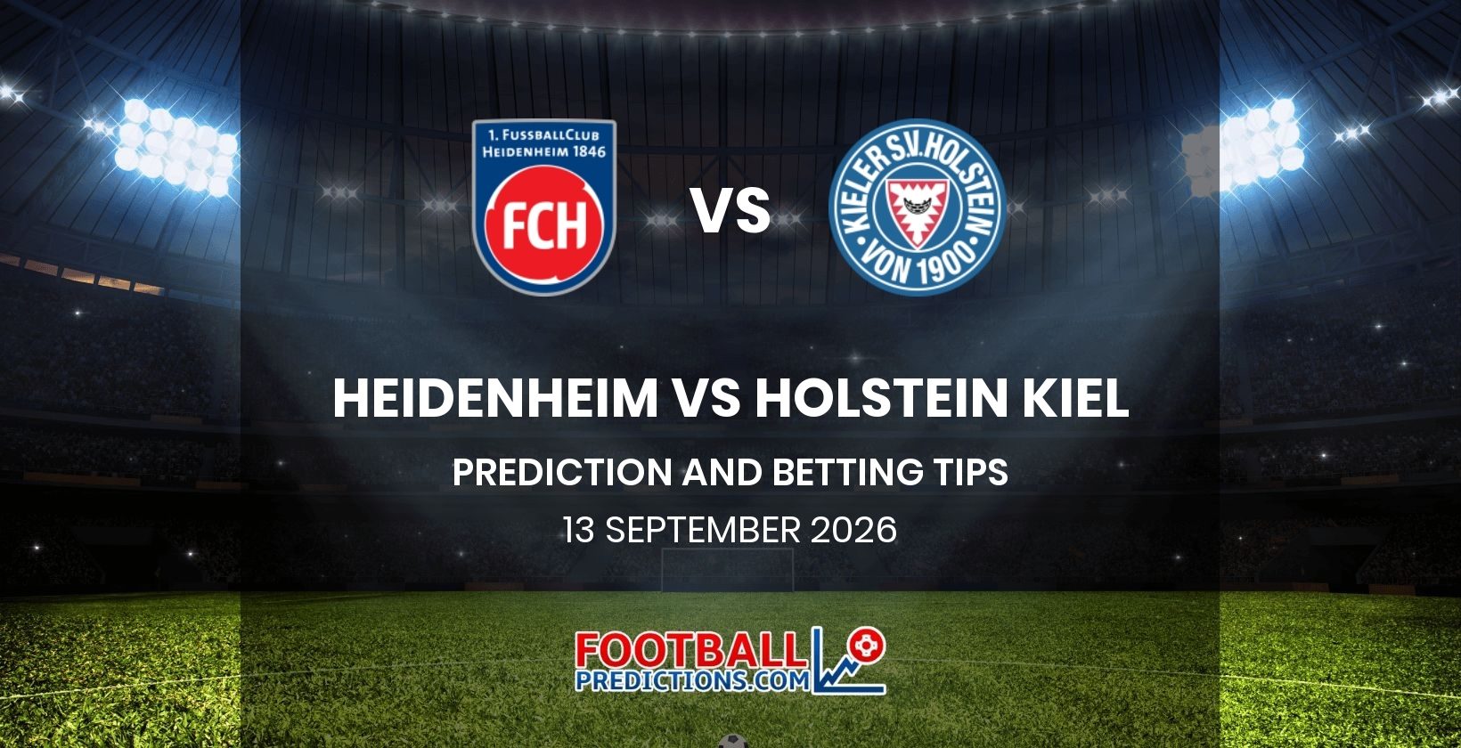 Heidenheim vs Holstein Kiel Prediction and Betting Tips 13 September 2026