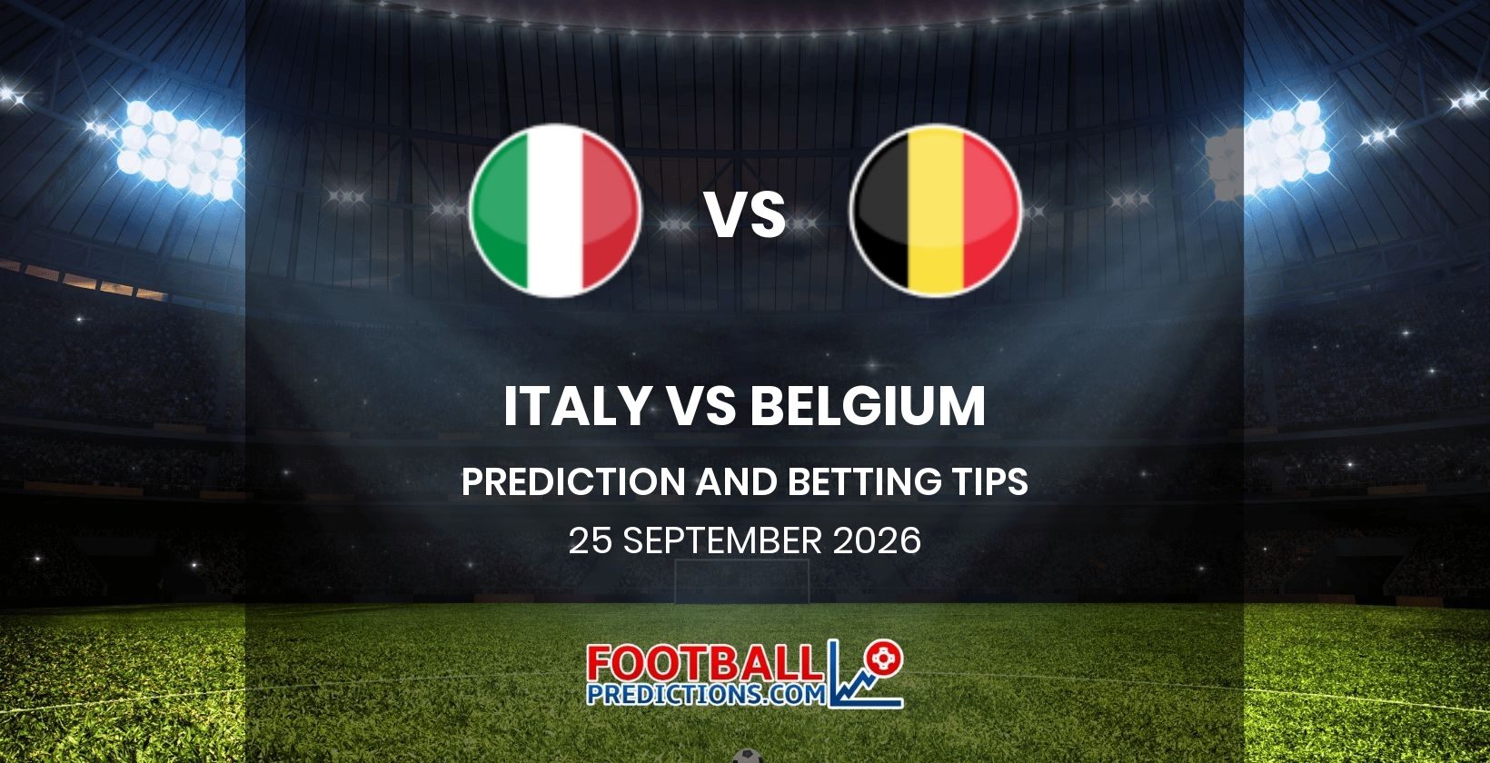 Italy vs Belgium Prediction and Betting Tips 25 September 2026