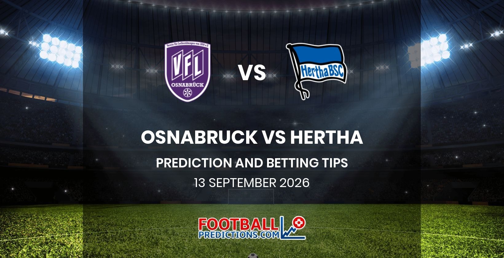 Osnabruck vs Hertha Prediction and Betting Tips 13 September 2026