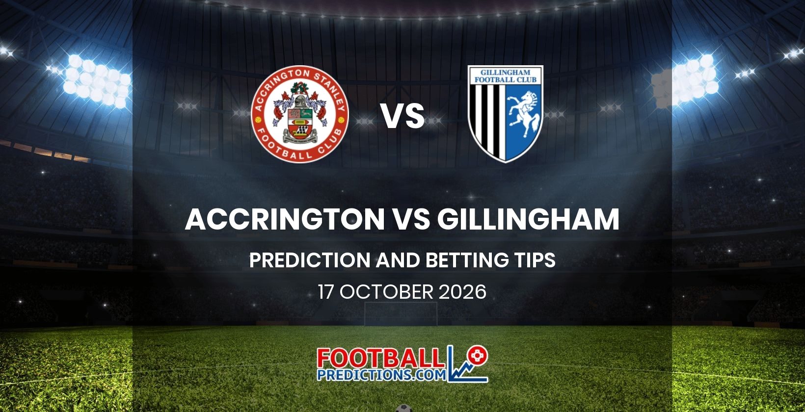 Accrington vs Gillingham Prediction and Betting Tips 17 October 2026