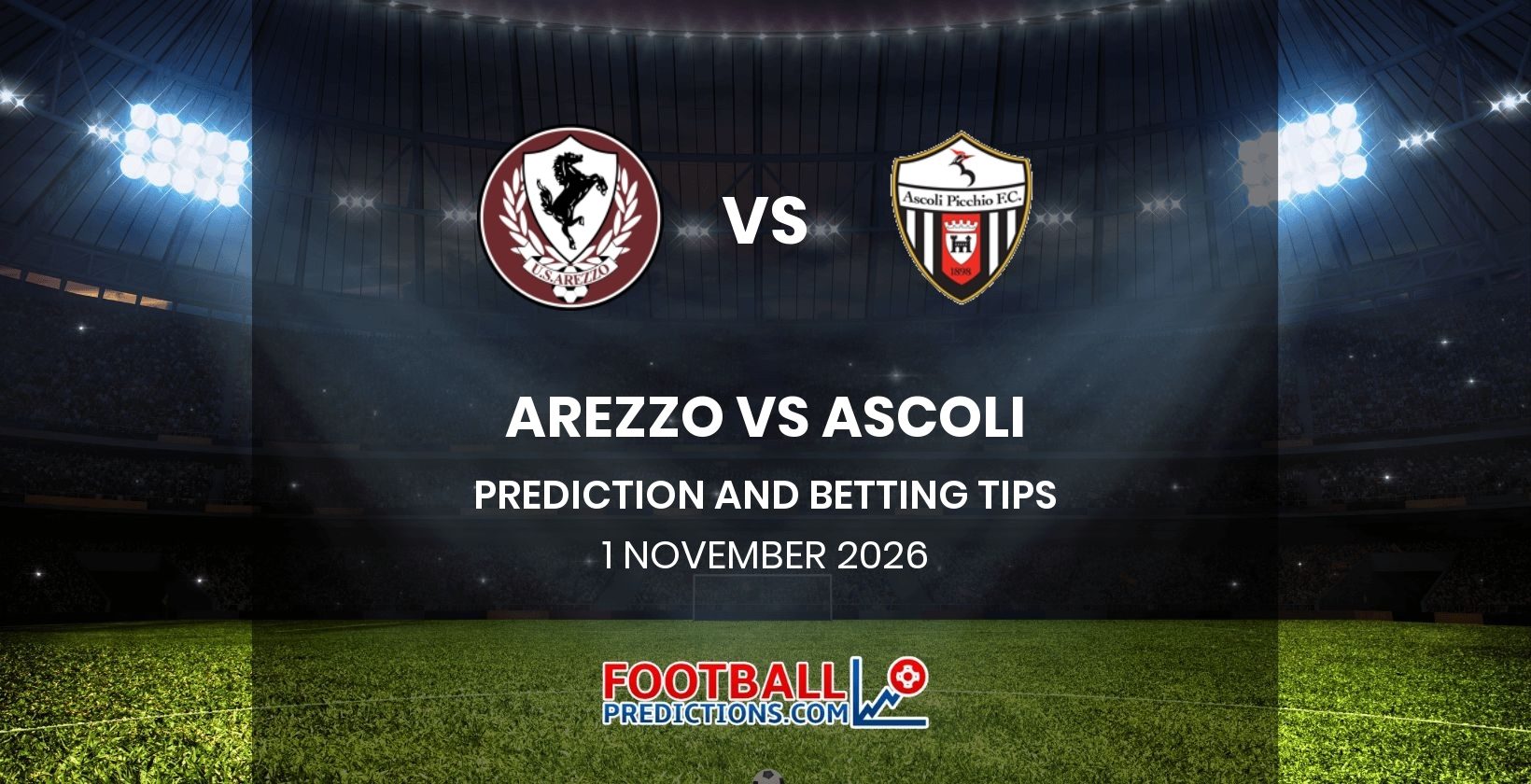 Arezzo vs Ascoli Prediction and Betting Tips 1 November 2026