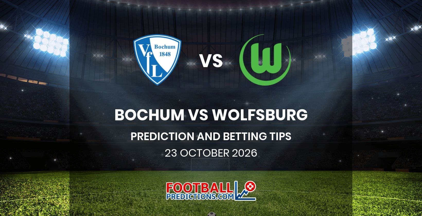 Bochum vs Wolfsburg Prediction and Betting Tips 23 October 2026