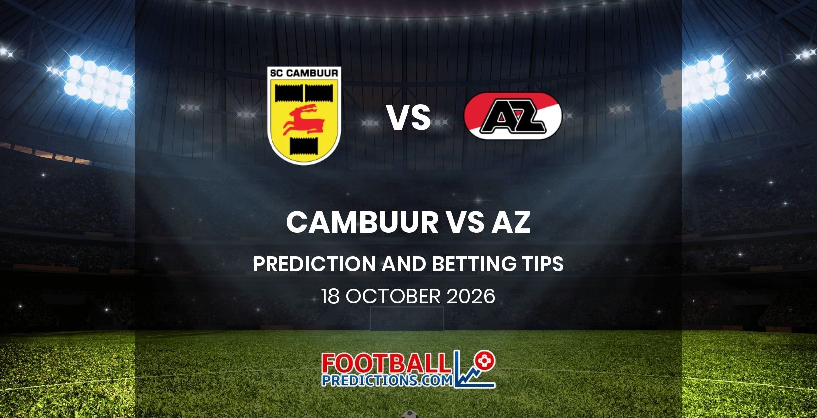 Cambuur vs AZ Prediction and Betting Tips 18 October 2026