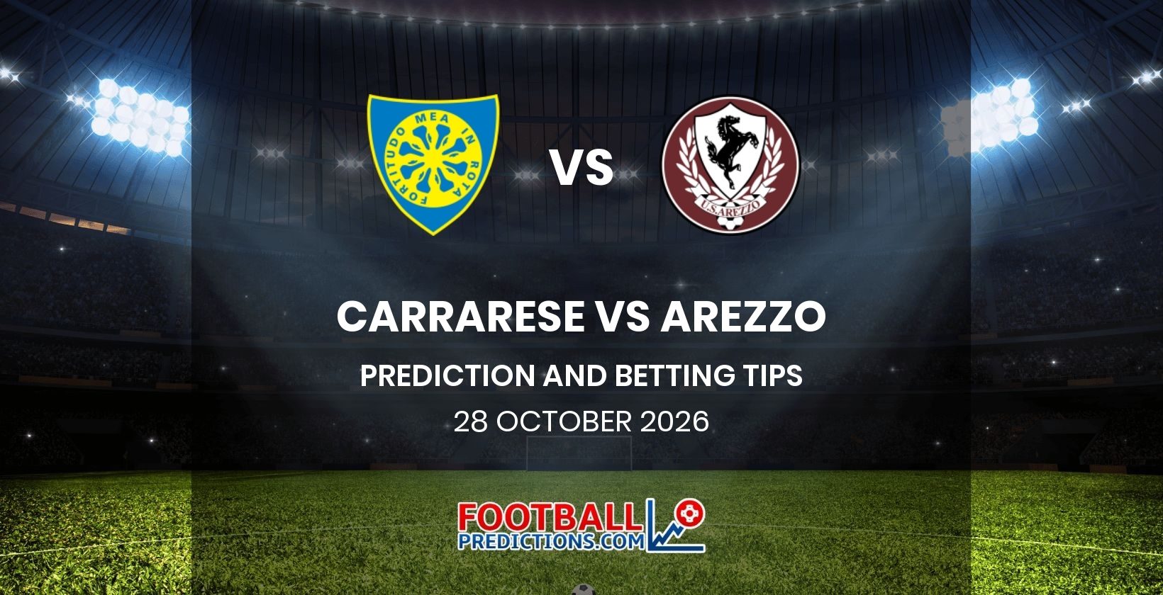 Carrarese vs Arezzo Prediction and Betting Tips 28 October 2026