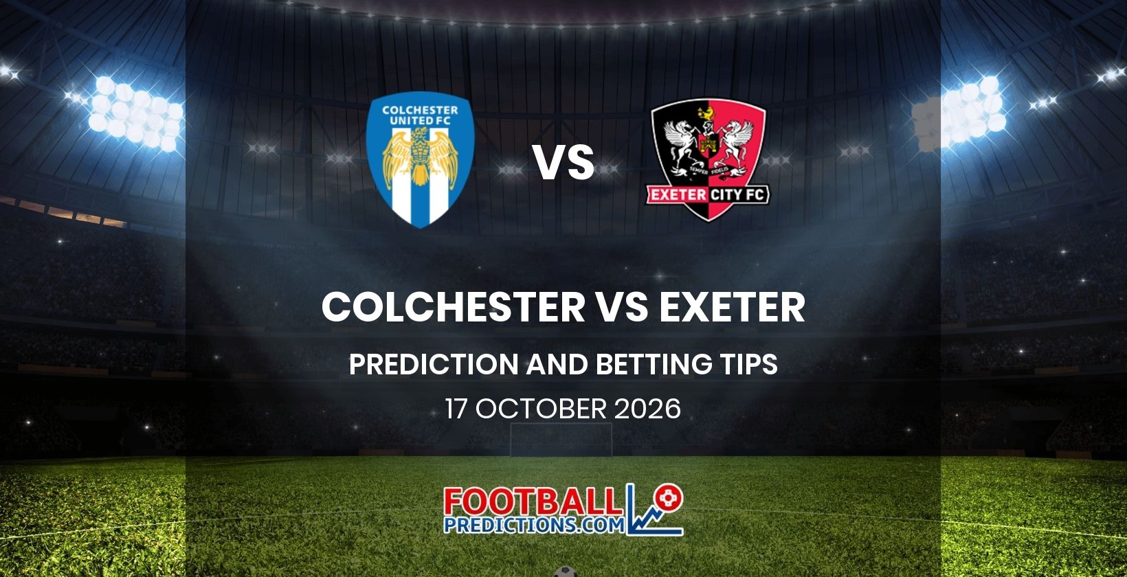 Colchester vs Exeter Prediction and Betting Tips 17 October 2026