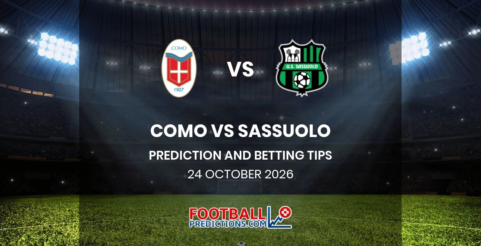 Como vs Sassuolo Prediction and Betting Tips 24 October 2026
