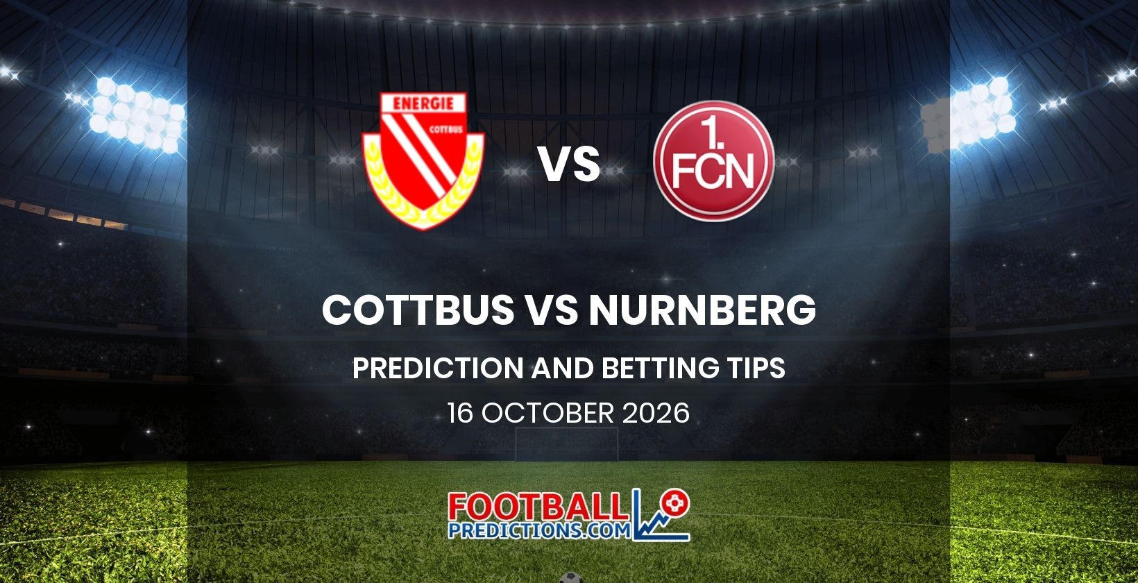 Cottbus vs Nurnberg Prediction and Betting Tips 16 October 2026