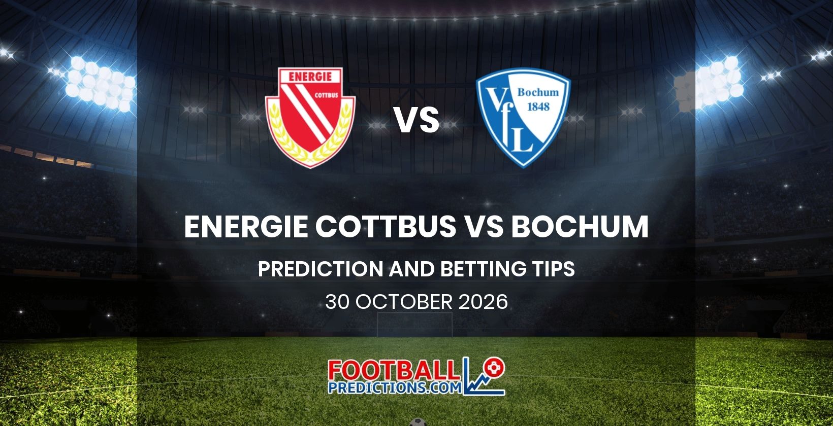 Energie Cottbus vs Bochum Prediction and Betting Tips 30 October 2026