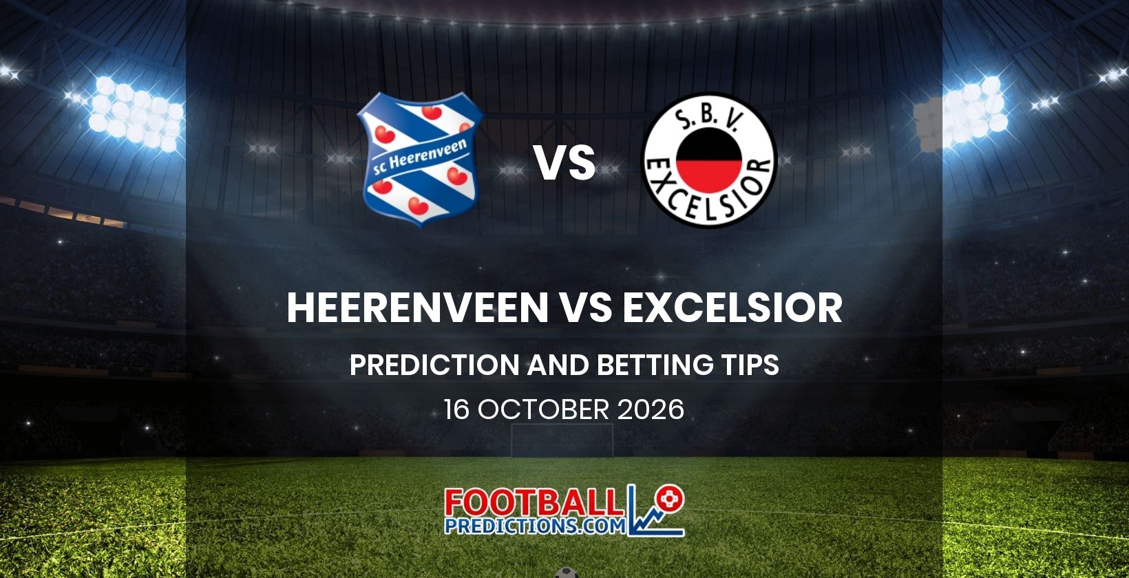 Heerenveen vs Excelsior Prediction and Betting Tips 16 October 2026