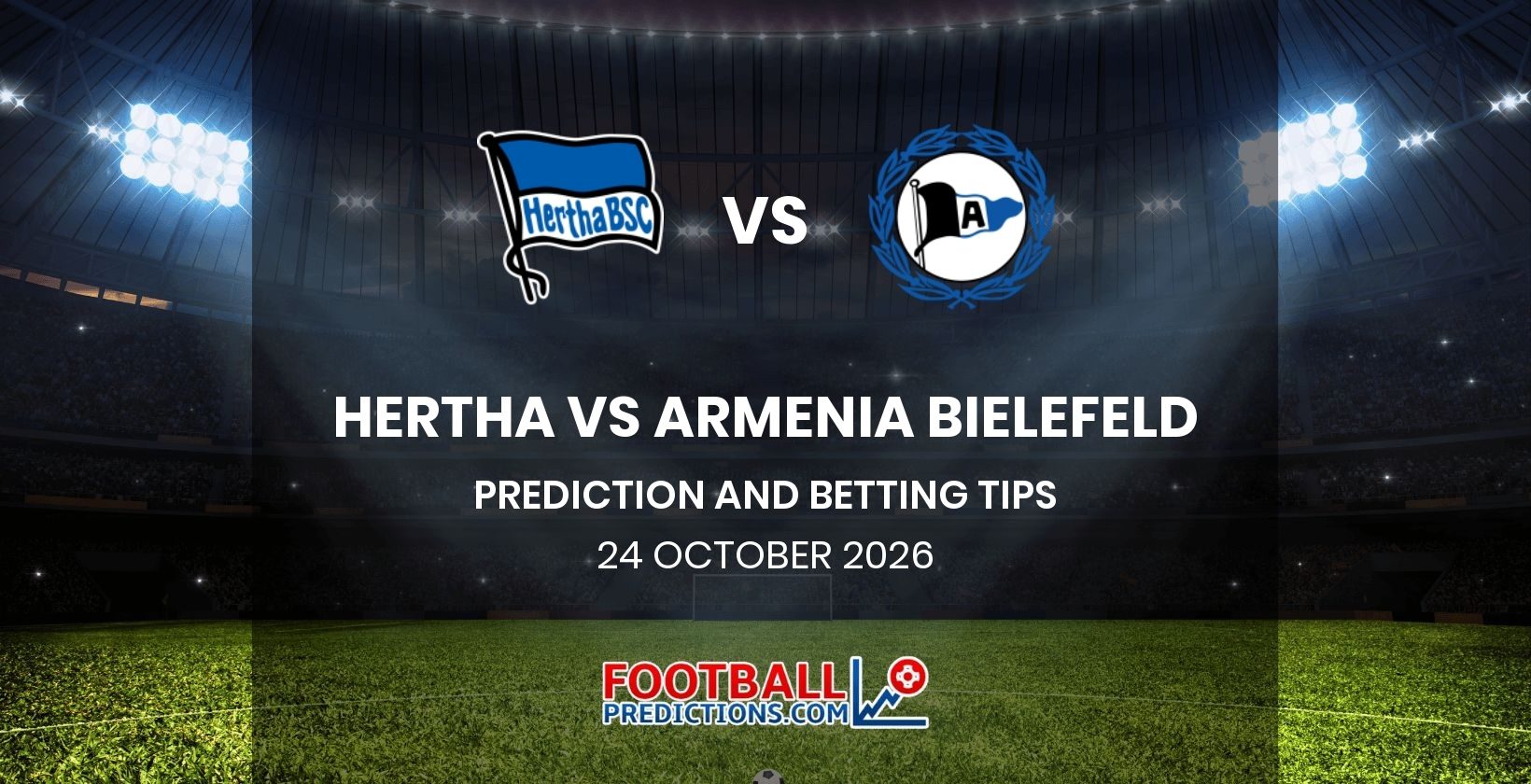Hertha vs Armenia Bielefeld Prediction and Betting Tips 24 October 2026