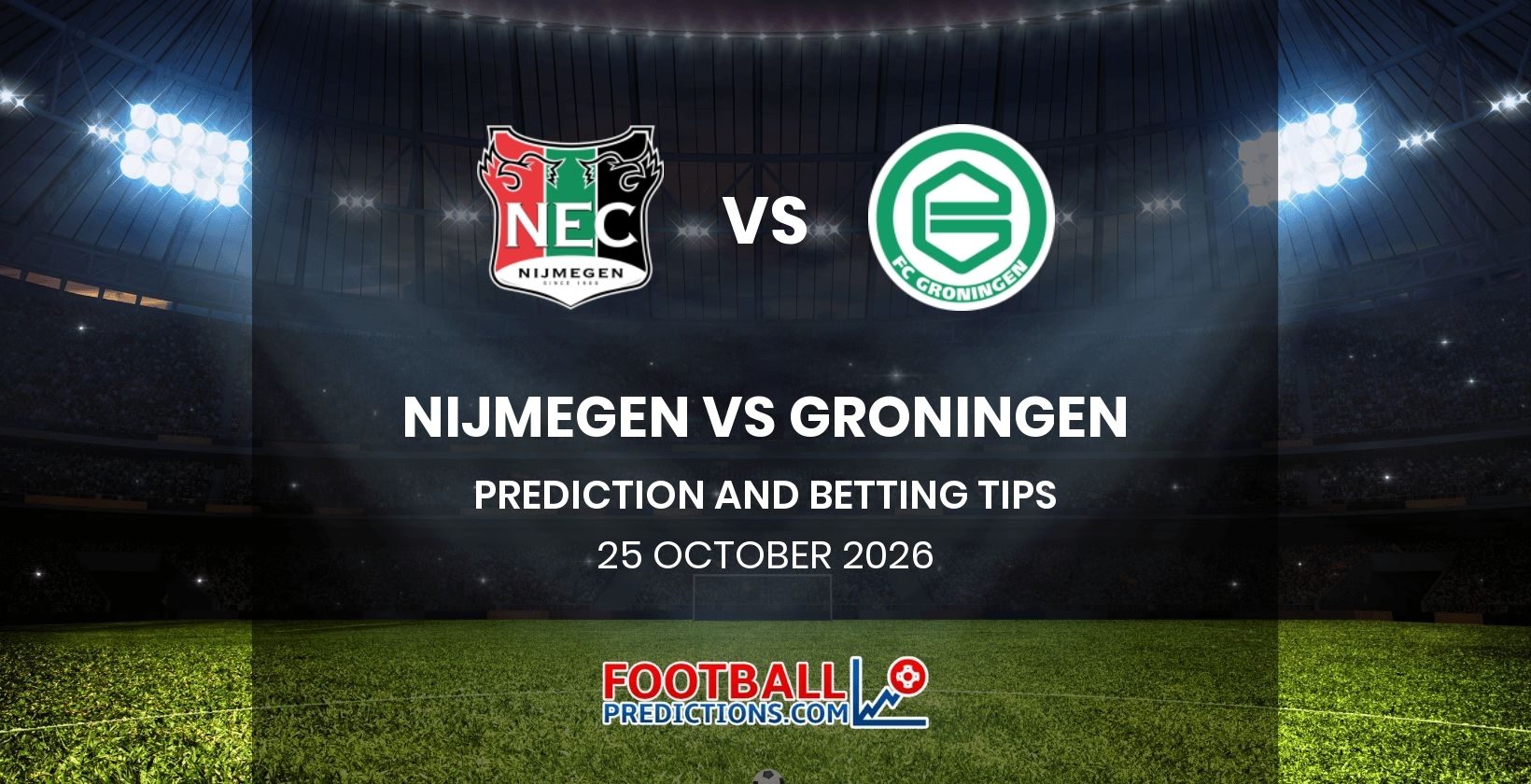 Nijmegen vs Groningen Prediction and Betting Tips 25 October 2026