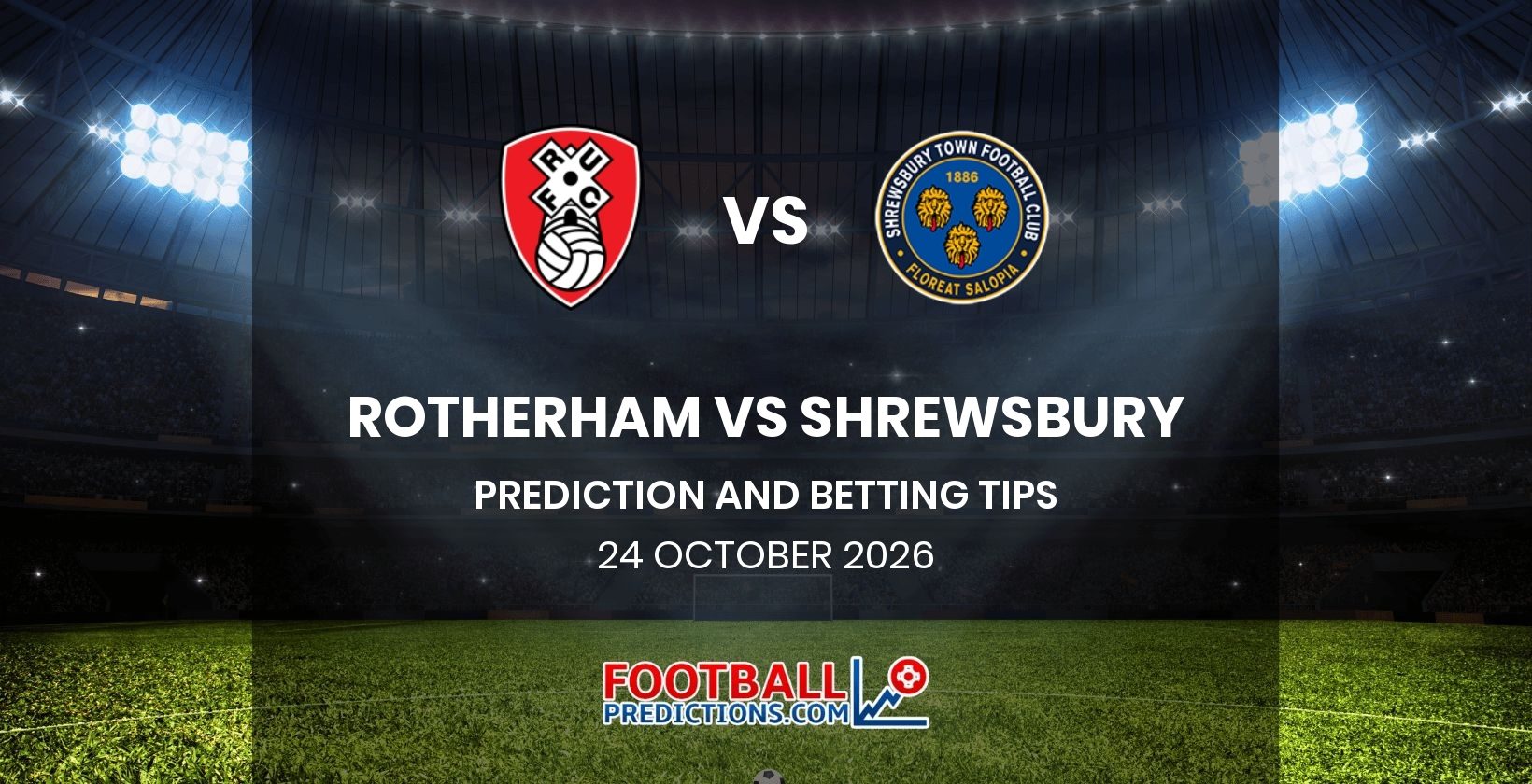 Rotherham vs Shrewsbury Prediction and Betting Tips 24 October 2026