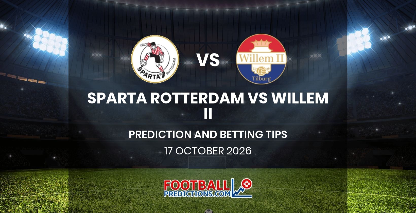 Sparta Rotterdam vs Willem II Prediction and Betting Tips 17 October 2026