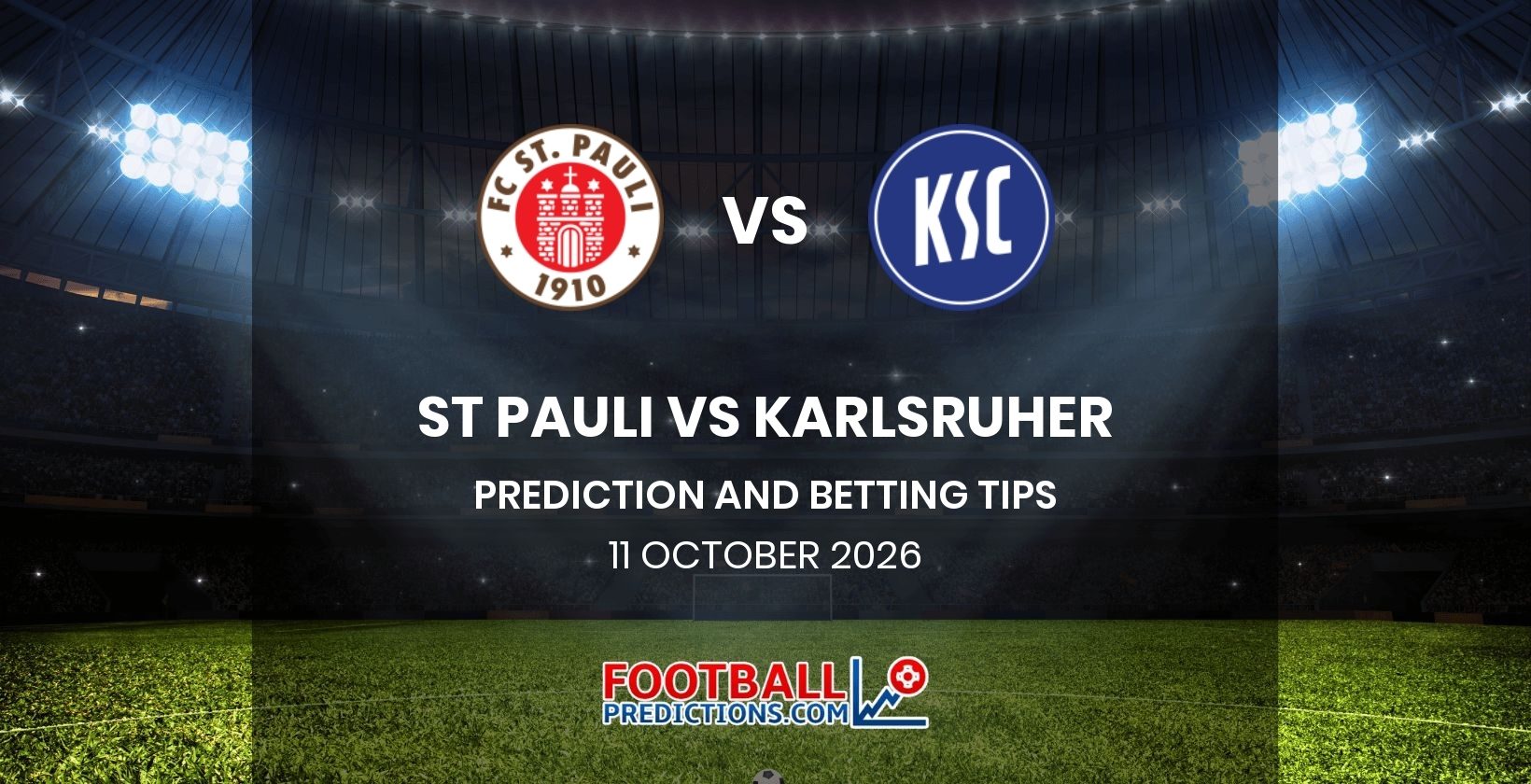 St Pauli vs Karlsruher Prediction and Betting Tips 11 October 2026