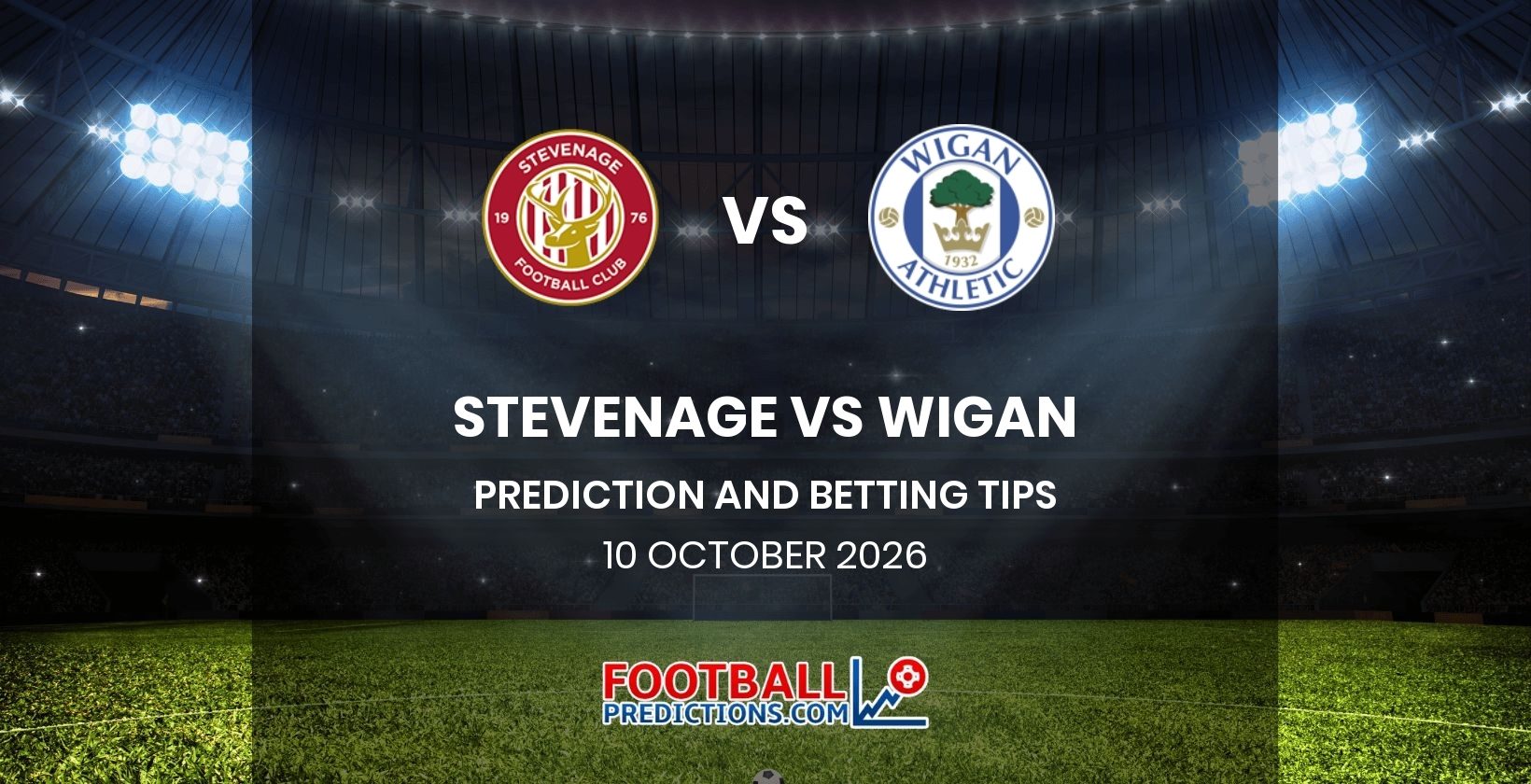 Stevenage vs Wigan Prediction and Betting Tips 10 October 2026