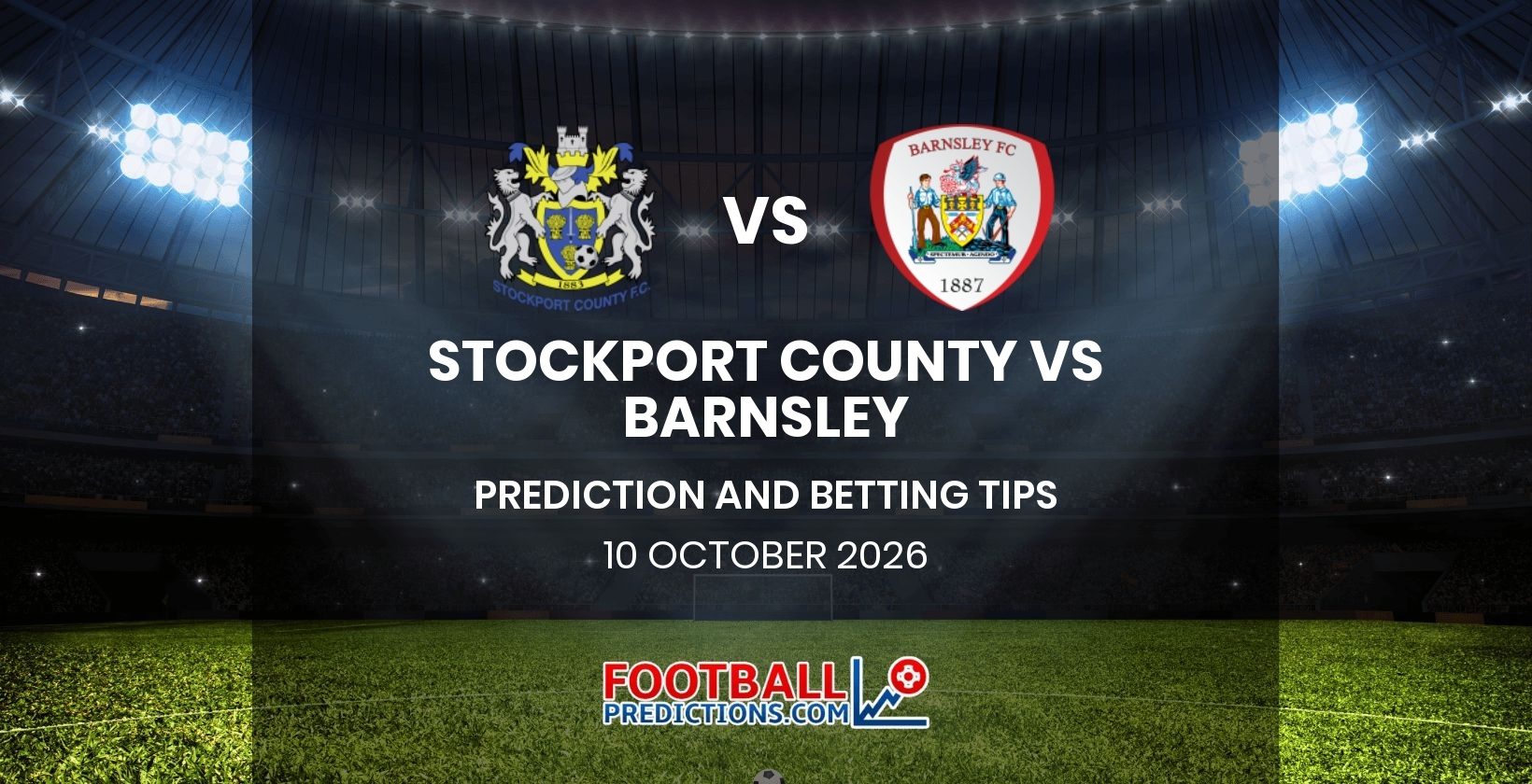 Stockport County vs Barnsley Prediction and Betting Tips 10 October 2026