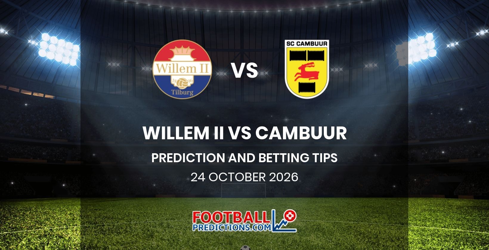 Willem II vs Cambuur Prediction and Betting Tips 24 October 2026